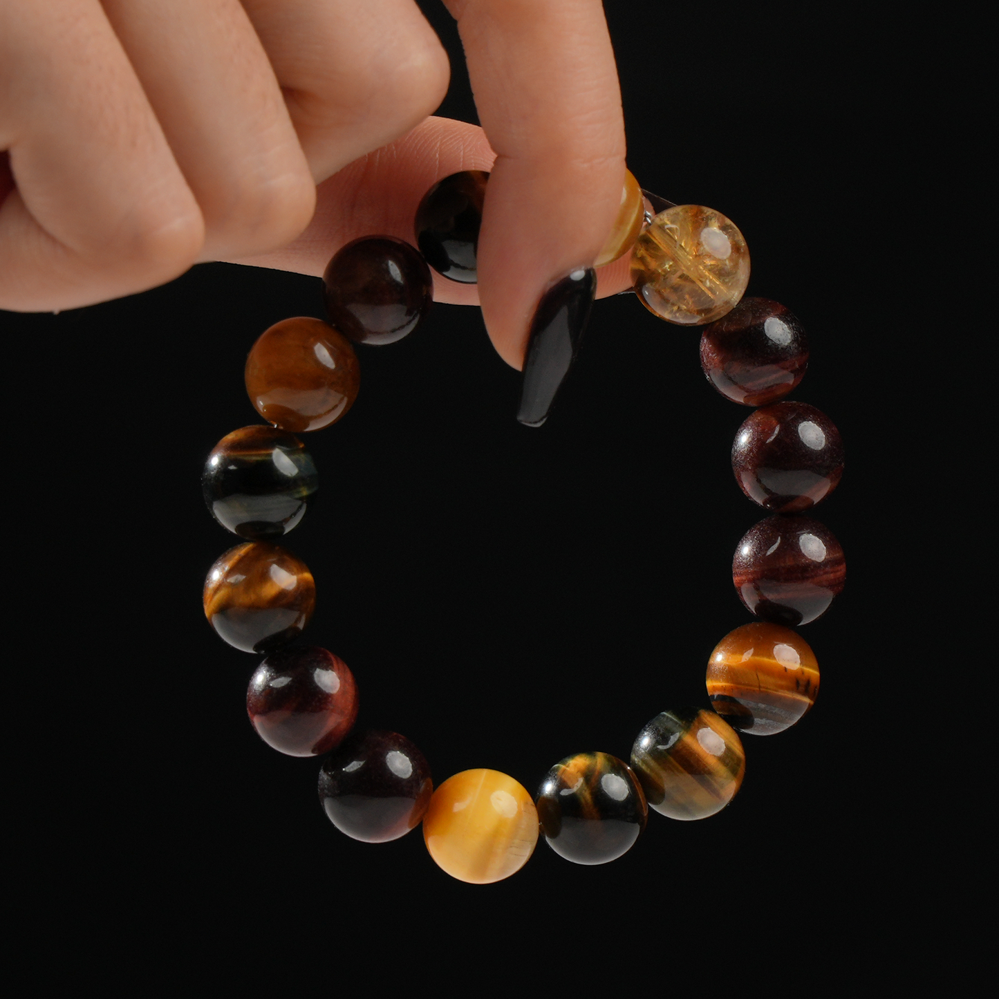 Tiger’s Eye Crystal Bracelet – Confidence & Focus