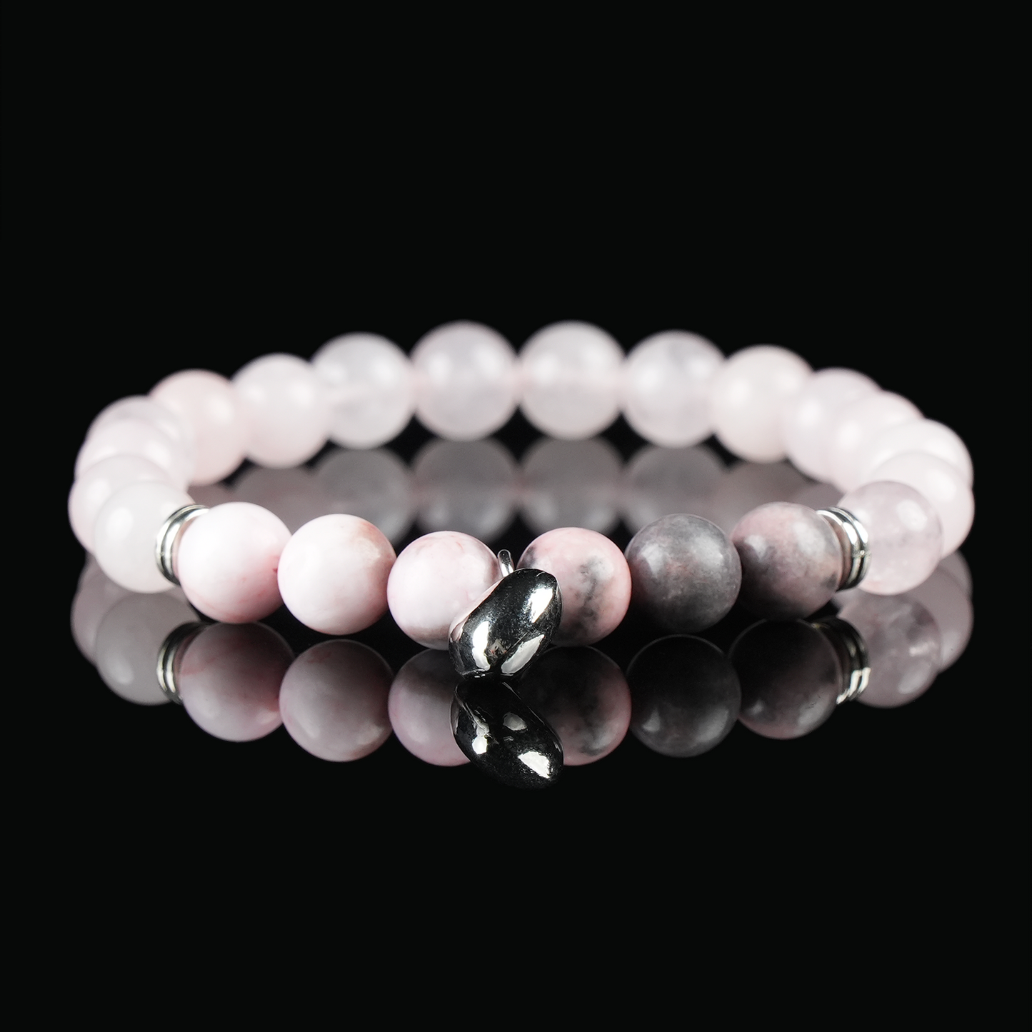 Rose Quartz Self-Love Bracelet – Heart Chakra Healing Crystal Jewelry