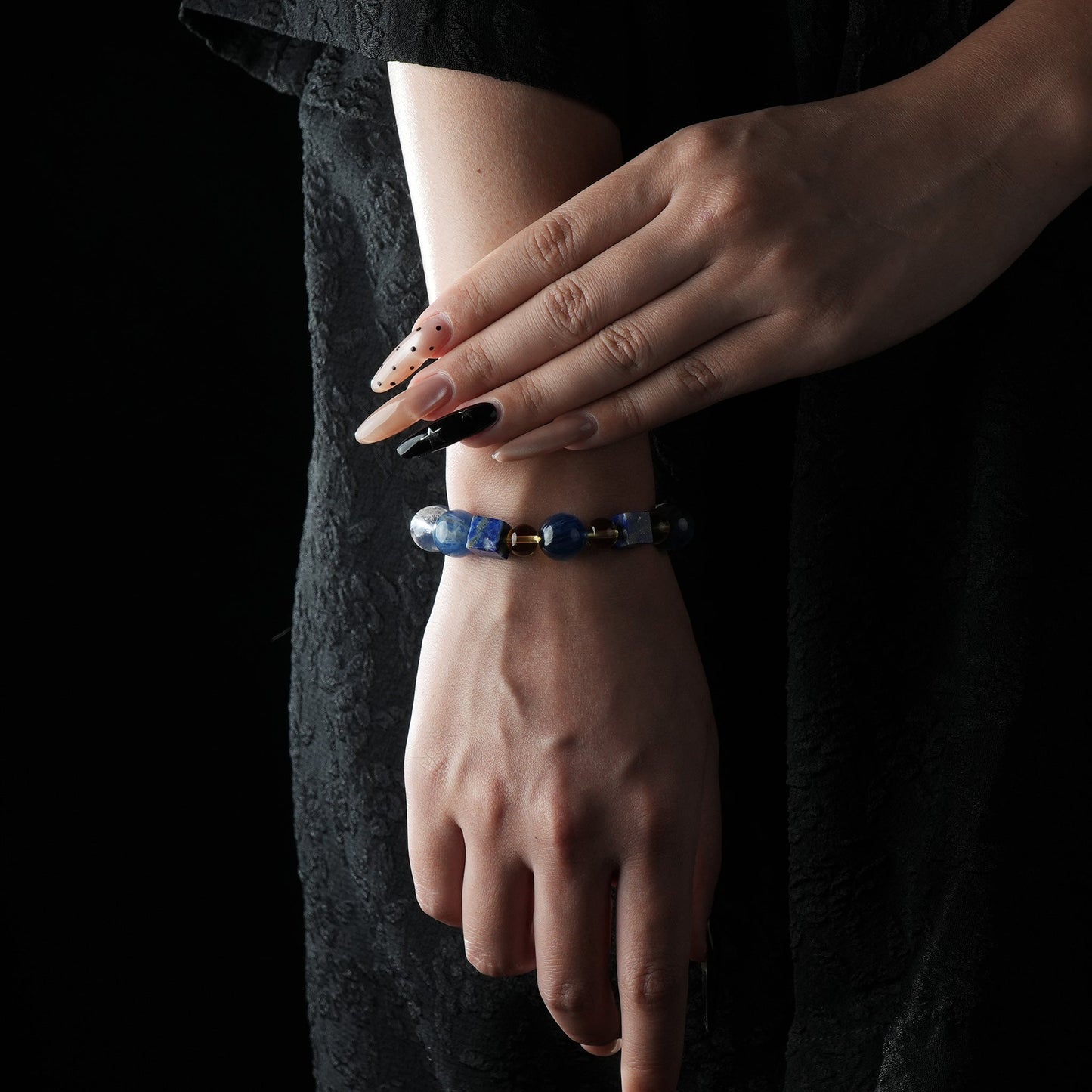 Gemini Zodiac Bracelet – Lapis Lazuli, Kyanite, Citrine for Focus & Communication