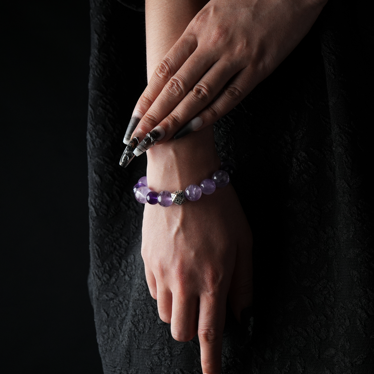 Amethyst Crystal Bracelet – Calm & Intuition