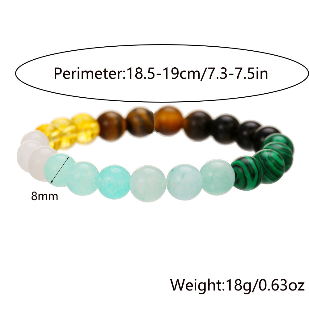 Tiger’s Eye & Obsidian Crystal Bracelet – Abundance Manifestation