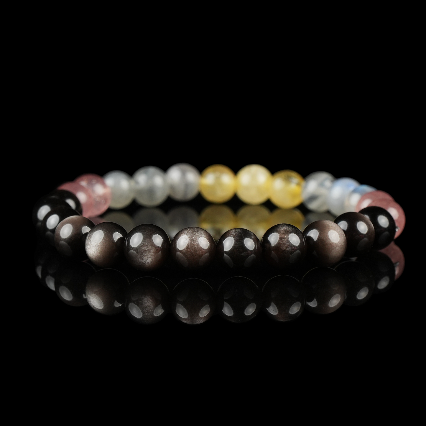 Obsidian Glow Bracelet – Protection, Balance & Upliftment