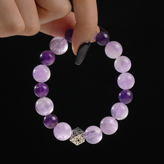 Amethyst Crystal Bracelet – Calm & Intuition