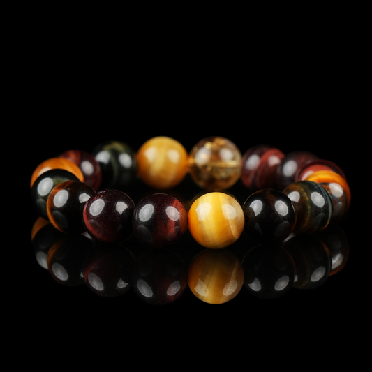 Tiger’s Eye Crystal Bracelet – Confidence & Focus