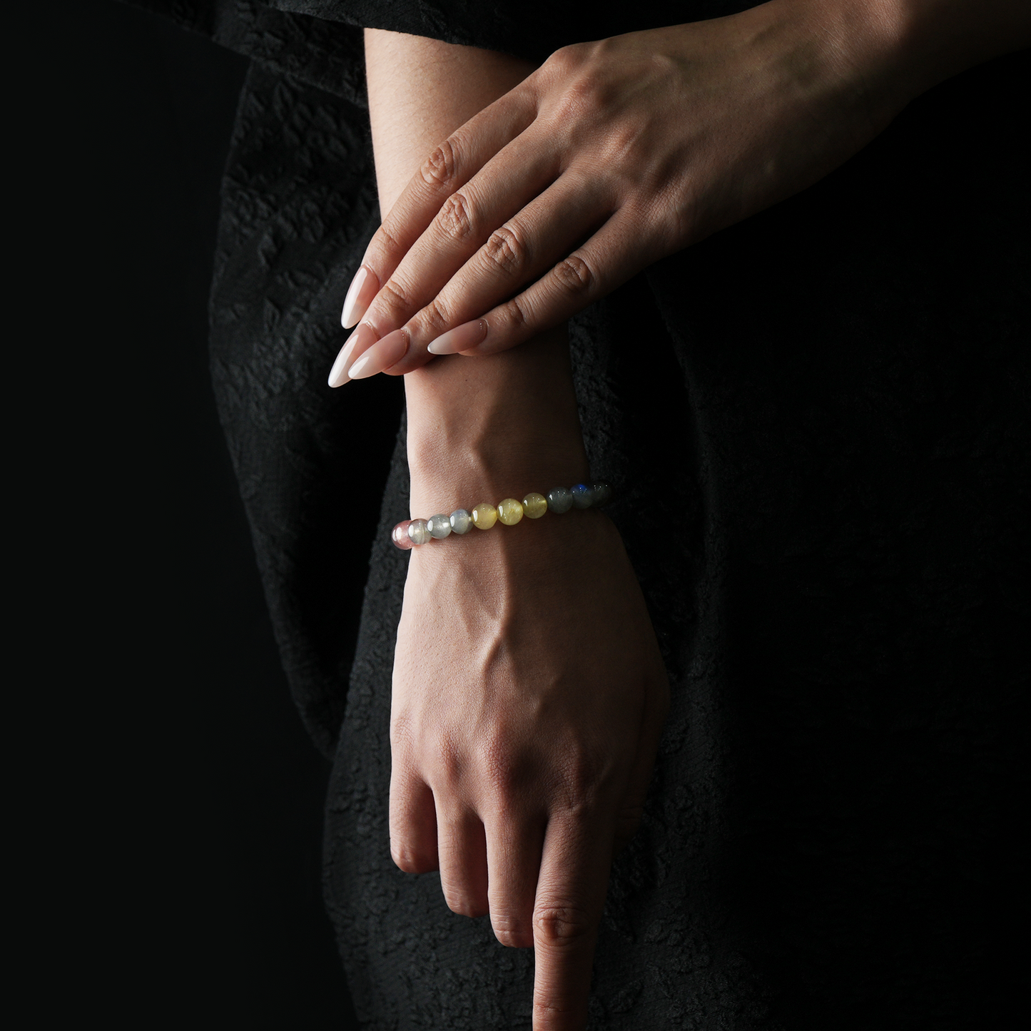 Obsidian Glow Bracelet – Protection, Balance & Upliftment