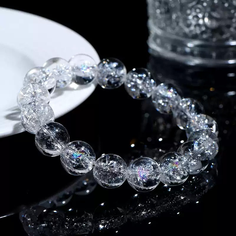 Himalayan Clear Quartz Healing Bracelet – Energy Amplifying Crystal Jewelry