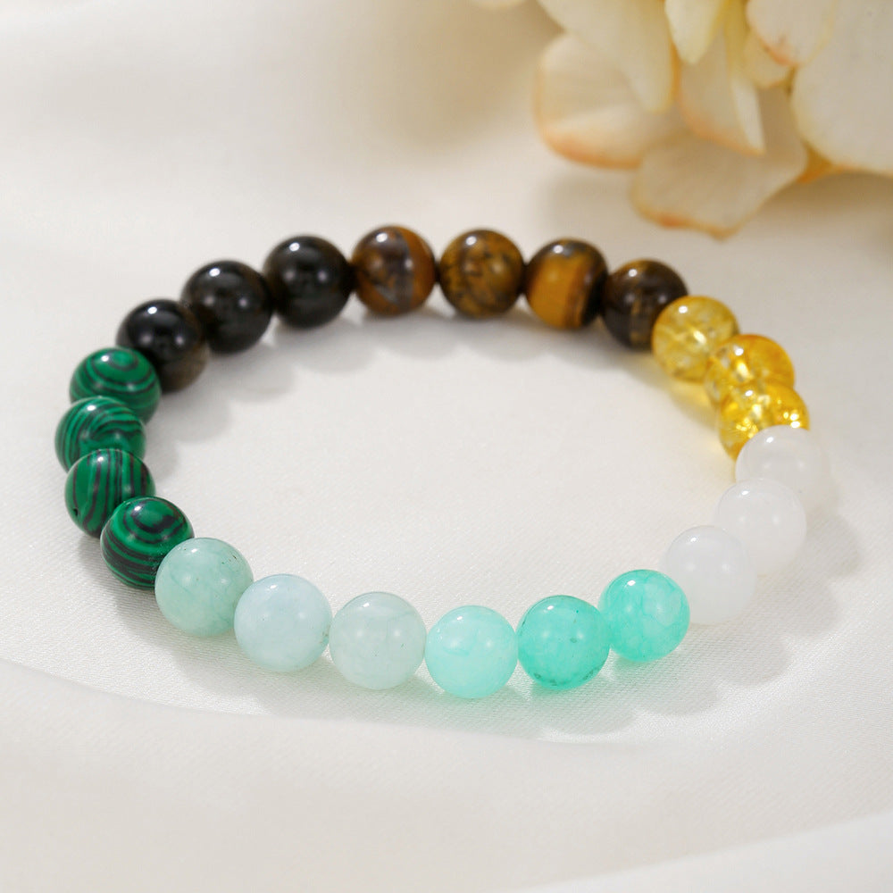 Tiger’s Eye & Obsidian Crystal Bracelet – Abundance Manifestation