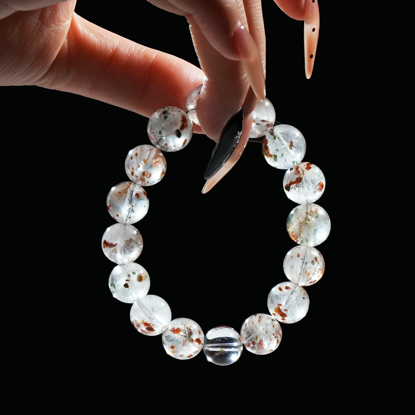 White Phantom Quartz Bracelet – Clarity & Spiritual Growth (TikTok Pick)