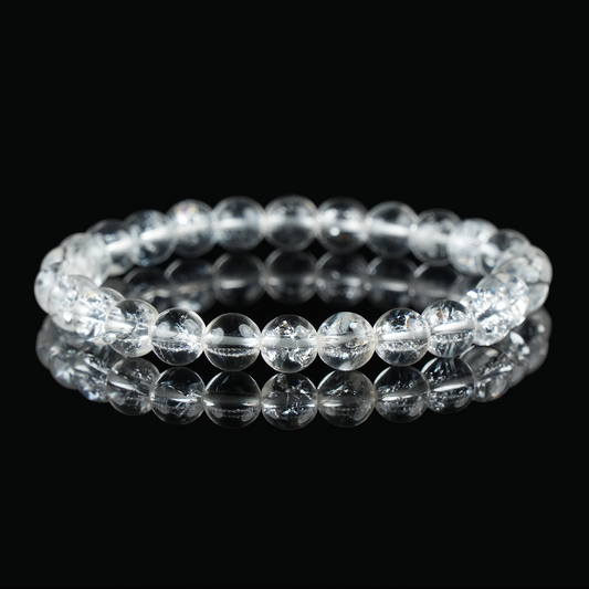 Himalayan Clear Quartz Healing Bracelet – Energy Amplifying Crystal Jewelry