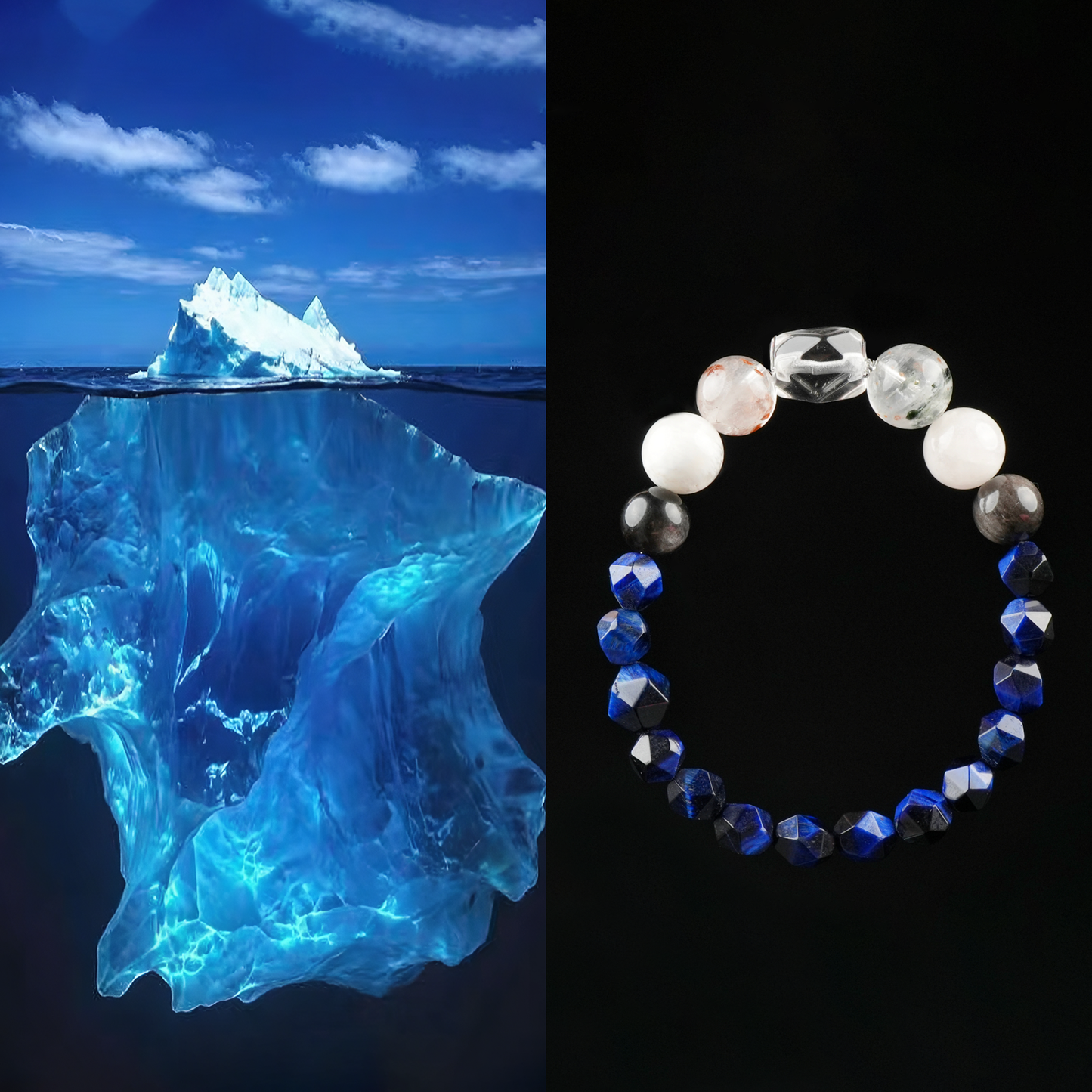 Glacier Quartz Bracelet – Clarity & Stillness