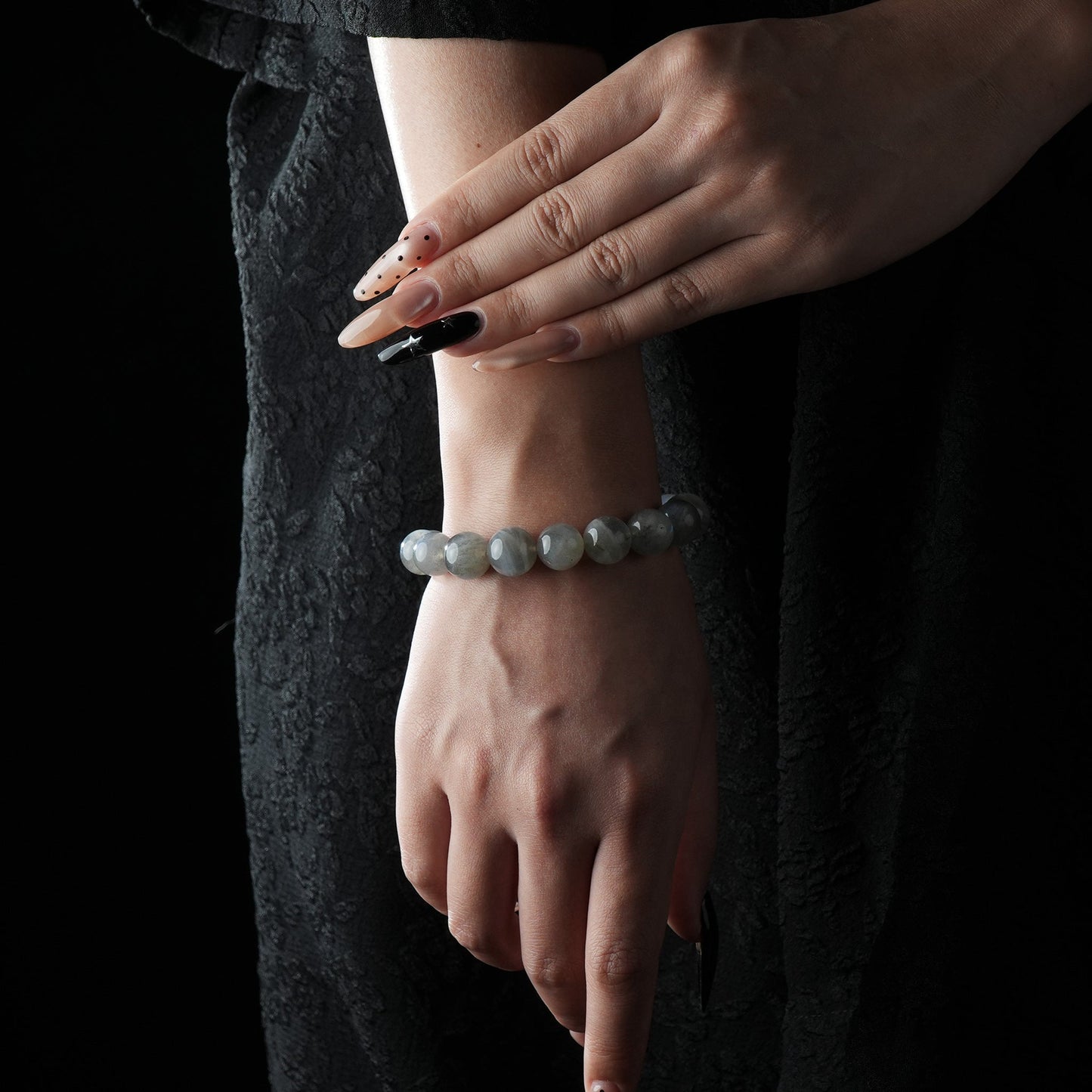 Gray Moonstone Bracelet –  Intuition & Inner Light