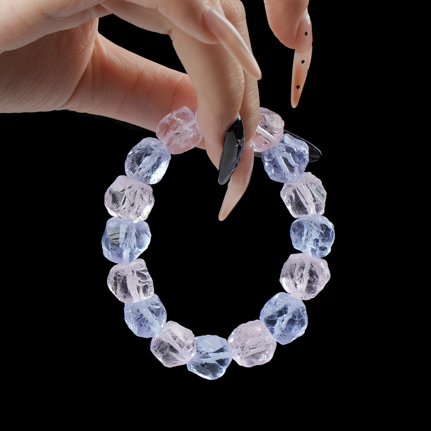 Natural Raw Crystal Bracelet – Calm & Clear Thinking