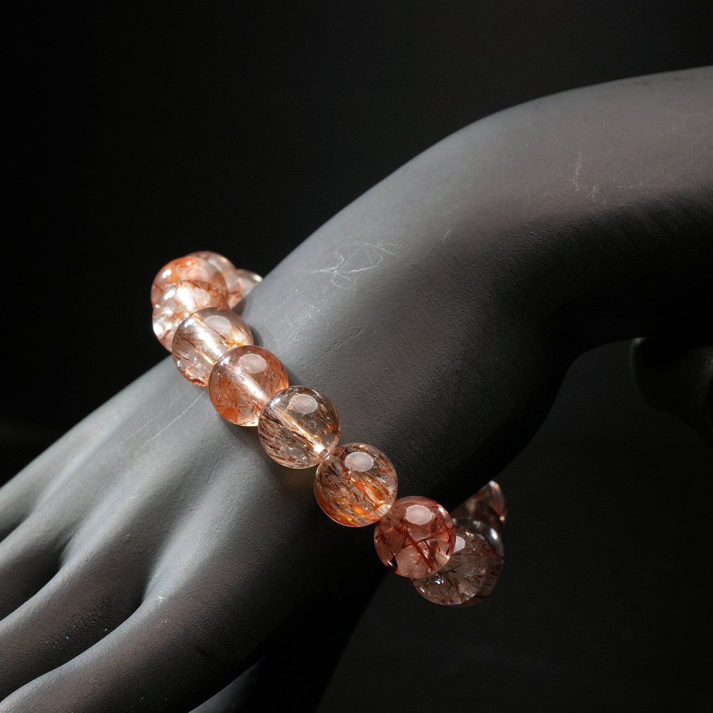 Red Rutilated Quartz Bracelet – Energy Boost & Confidence (Social Favorite)