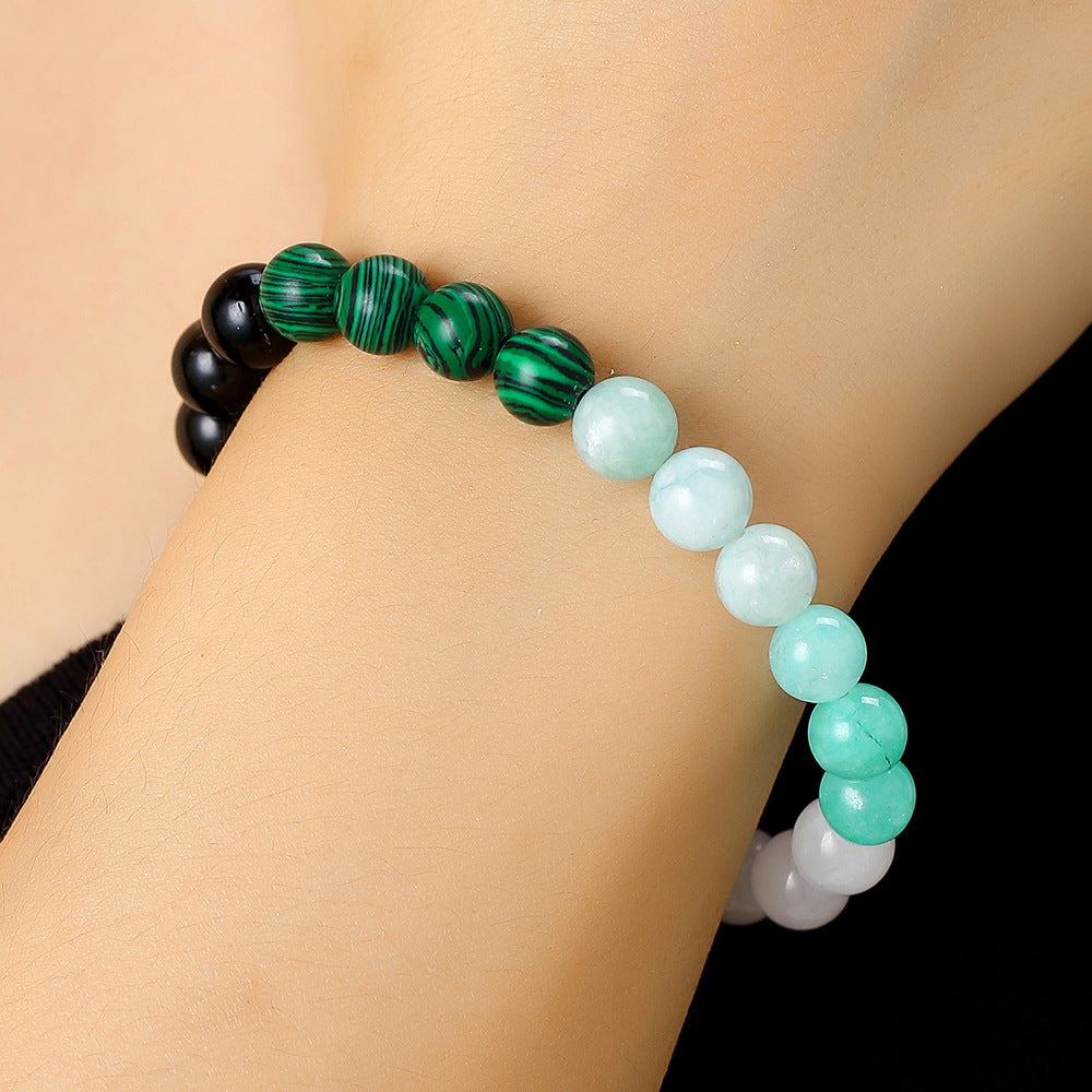 Tiger’s Eye & Obsidian Crystal Bracelet – Abundance Manifestation