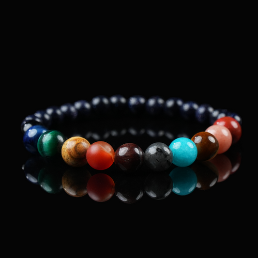 Universe Galaxy Crystal Bracelet – 8/10mm Solar System Beaded Planet Jewelry for Cosmic Energy & Balance