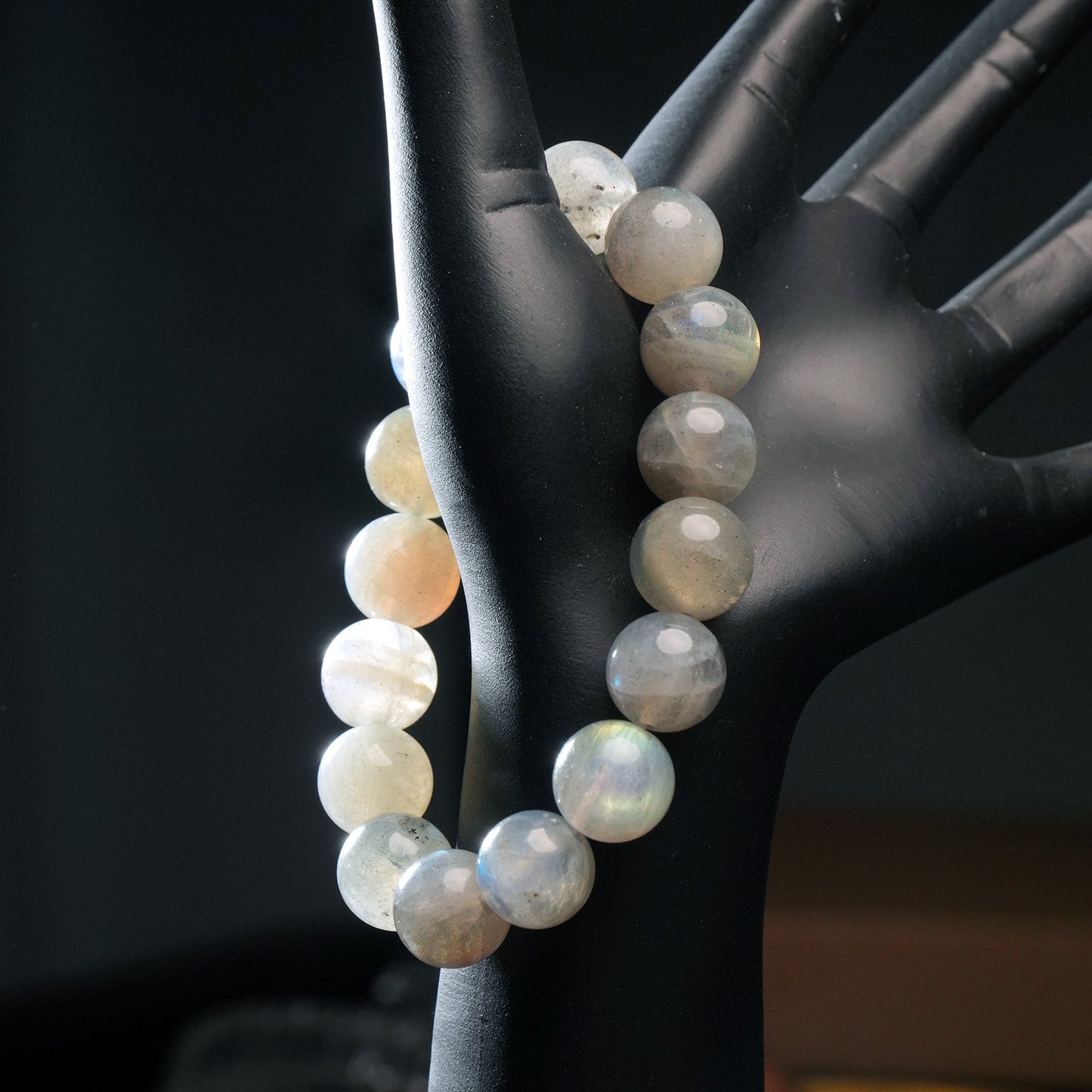 Gray Moonstone Bracelet –  Intuition & Inner Light