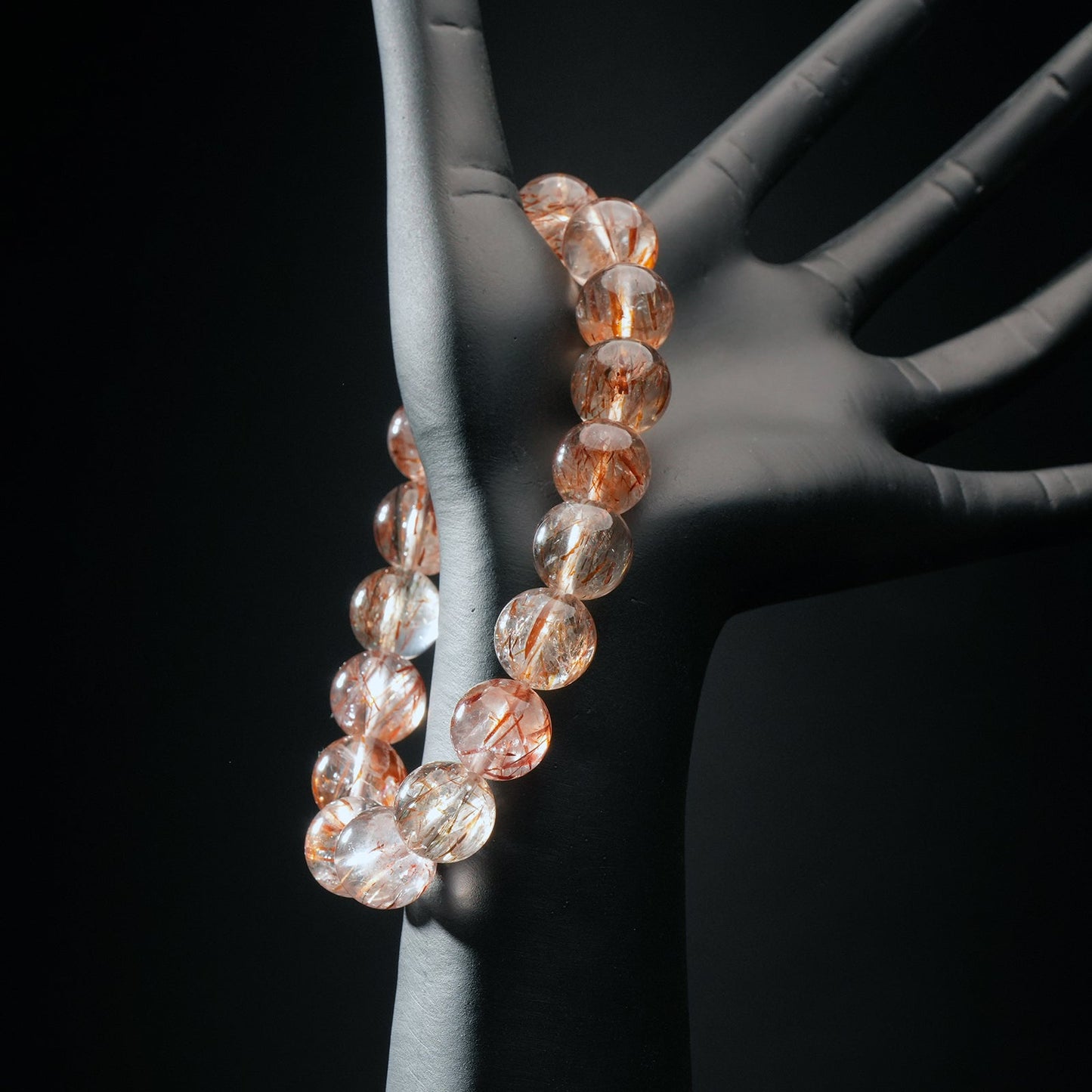 Red Rutilated Quartz Bracelet – Energy Boost & Confidence (Social Favorite)