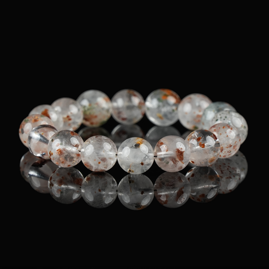 White Phantom Quartz Bracelet – Clarity & Spiritual Growth (TikTok Pick)