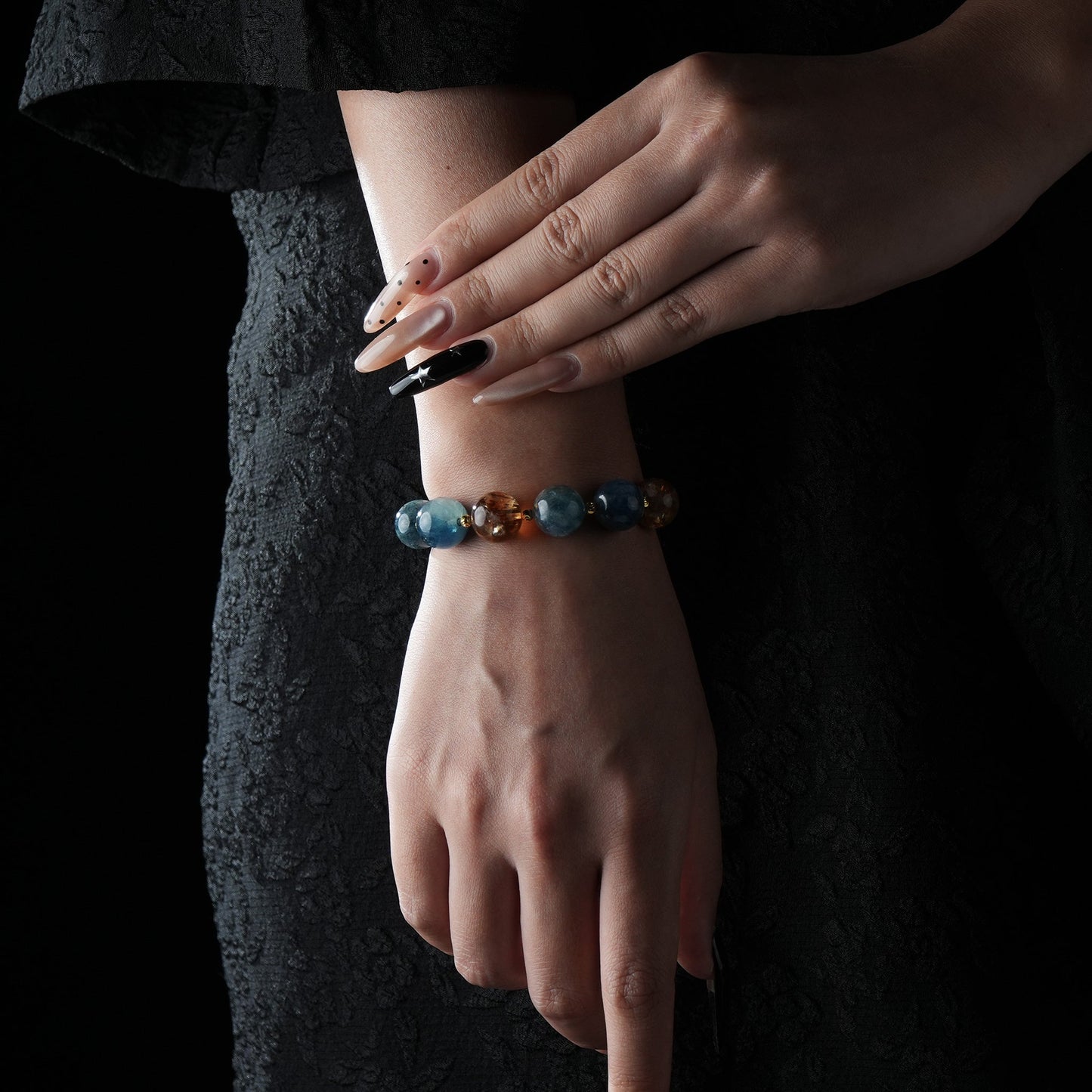Aquamarine & Citrine Bracelet – Calm, Confidence & Abundance