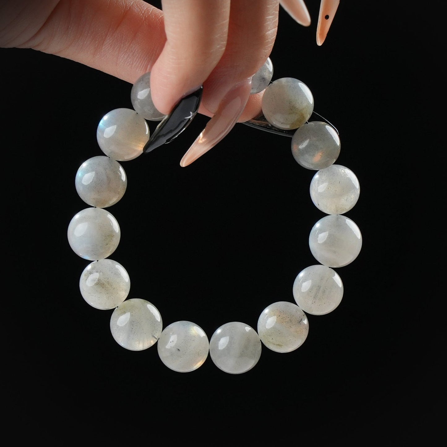 Gray Moonstone Bracelet –  Intuition & Inner Light